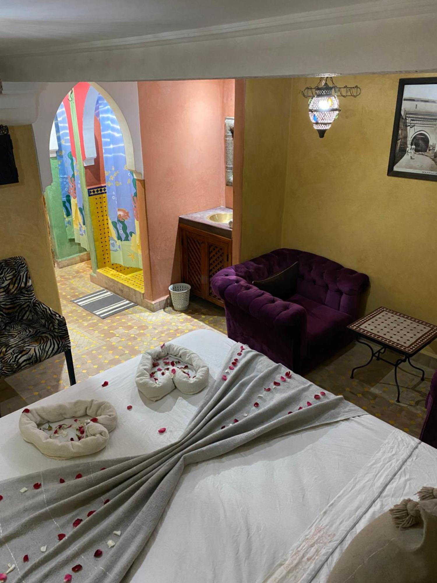 Riad Layla Rouge Marrakesh Bagian luar foto